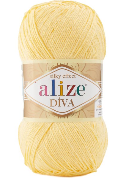 Diva 187 Açık Sarı Silky Effect 100 Gr.