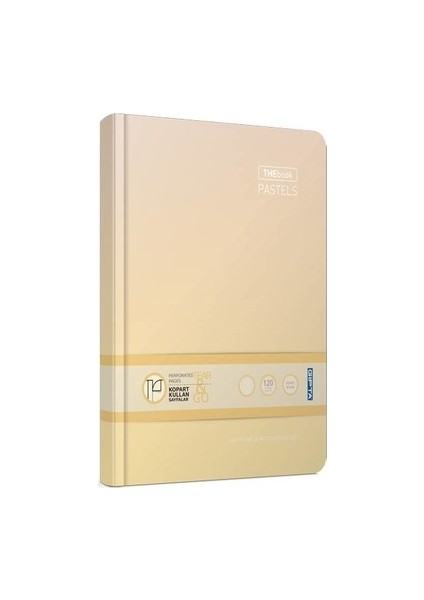 Thebook Çizgili İplik Dikişli Defter 20 x 28 cm 200 Yaprak