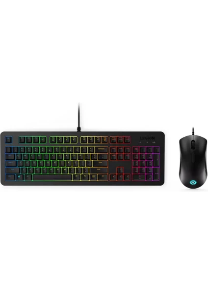 Legion KM300 8000 DPI Makrolu Rgb Oyuncu Klavye ve Mouse Set Siyah GX30Z66778