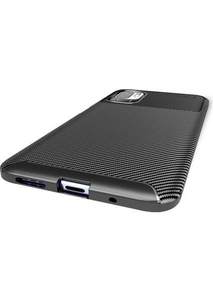 Xiaomi Poco M3 Pro 5g Kılıf Negro Karbon Dizayn Görünüm+Nano Glass Lacivert fiyatları