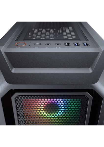 MX440 Mesh Rgb Vte X2 750W 80+ Bilgisayar Kasası