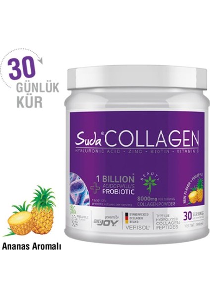 + Probiyotik Ananas Aromalı Takviye Edici Gıda 300 G