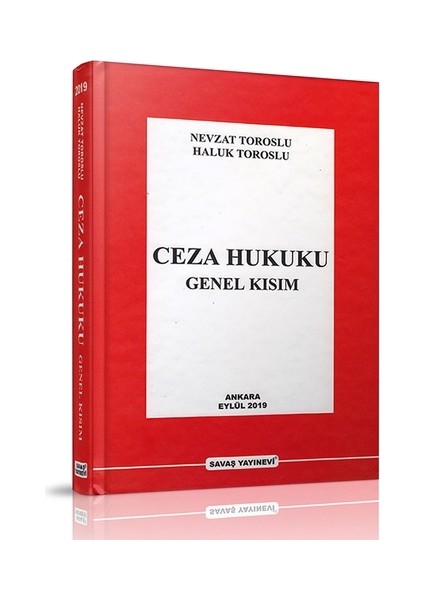 Ceza Hukuku Genel Kısım - Nevzat Toroslu