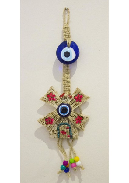 Antioch Artdesign Nazar Boncuklu Dekoratif Gemi Dümeni Çapa Duvar Bahçe Balkon Süsü Ev Dekor Hediyelik Eşya fiyatları