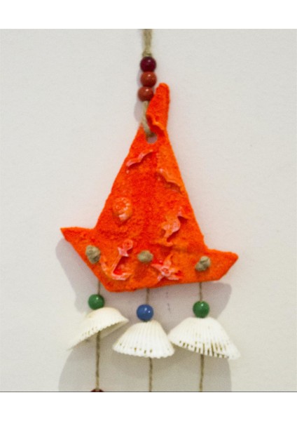 Antioch Artdesign Deniz Kabuklu Renkli Yelkenli Gemi Duvar Bahçe Balkon Süsü Ev Dekor Hediyelik Eşya fiyatları