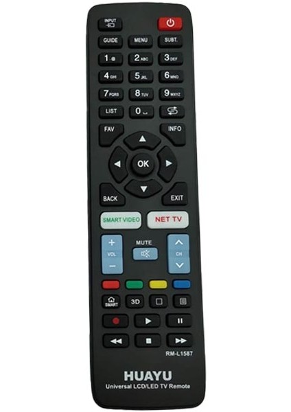 Kl RM-L1587 Samsung*lg*sony*phılıps*panasonıc Unıversal LCD Tv Kumanda