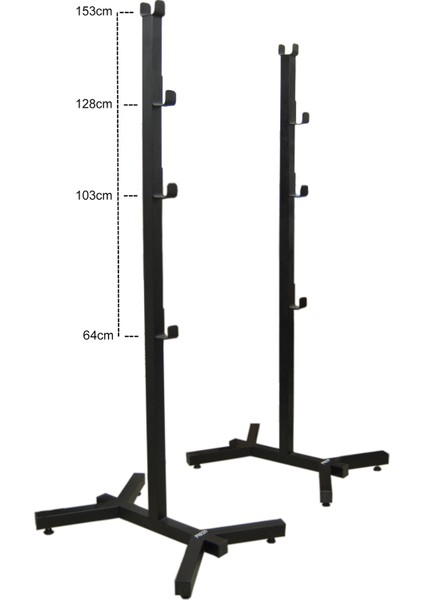 Bnc-01 Bench Press Squat Halter Standı Sehpası + Z Bar