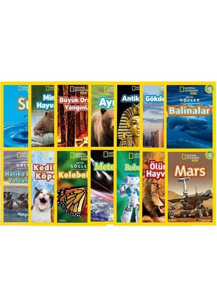 National Geographic Seviye 3 Seti 14 Kitap