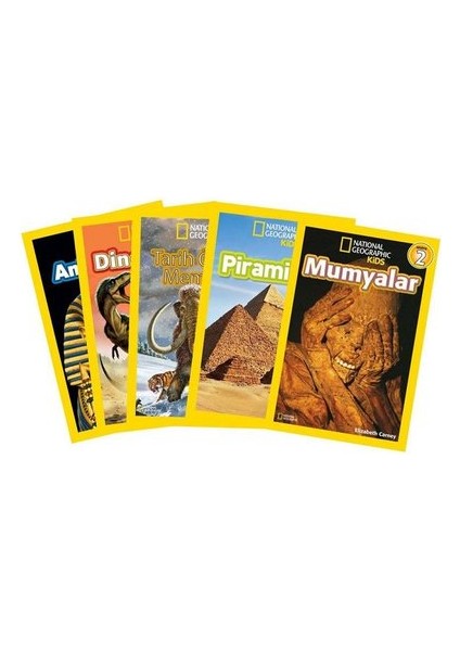 National Geographic Tarih Öncesi Mitoloji Seti 5 Kitap