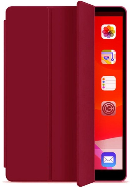 Apple Ipad Pro 11 Inç Smart Cover Standlı Tablet Kılıfı Bordo