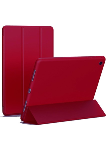 Apple Ipad Pro 11 Inç Smart Cover Standlı Tablet Kılıfı Bordo