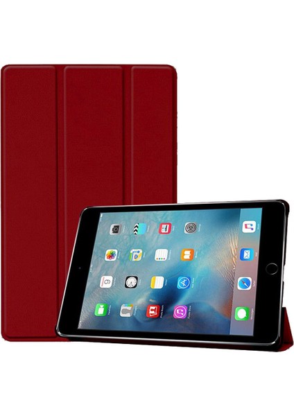 Apple Ipad Pro 11 Inç Smart Cover Standlı Tablet Kılıfı Bordo