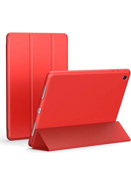 Apple Ipad Pro 11 Inç Smart Cover Standlı Tablet Kılıfı Kırmızı