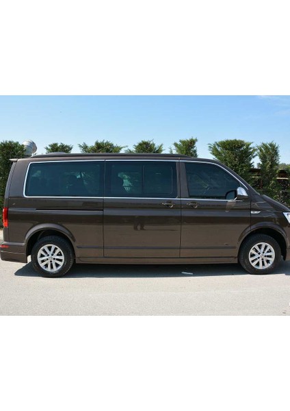 VW T6 Transporter Krom Cam Çerçevesi 14 Parça Tek Sürgü Kısa Şase 2015 ve Sonrası