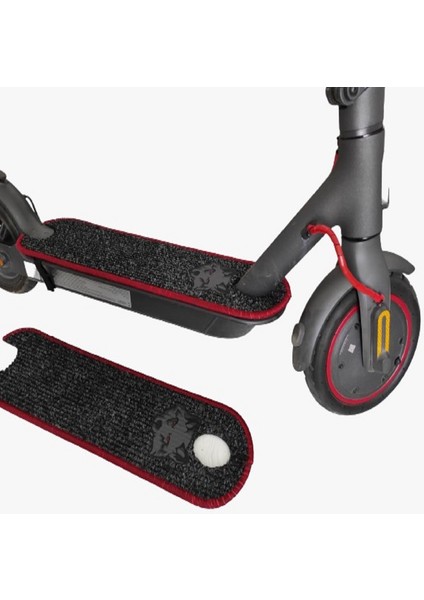 Elektrikli Scooter Aksesuar Happrun E9 Için Koruyucu Wolf Baskılı Paspas