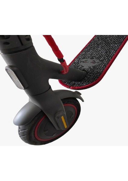 Elektrikli Scooter Aksesuar Happrun E9 Için Koruyucu Wolf Baskılı Paspas