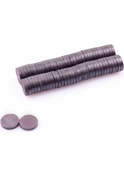 Yuvarlak Süsleme Mıknatısı Magneti 50 Adet 15X3 mm modelleri