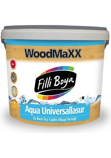 Filli Boya Aqua Universallasur Subaz Dış Cephe Ahşap Vernik 15 Lt