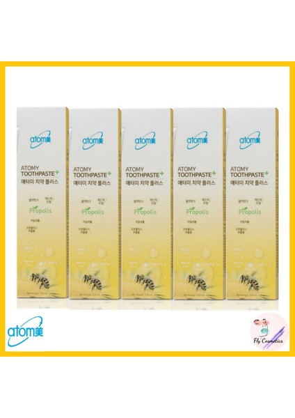 Kore Propolis Ve Yeşil Çay Özlü Diş Macunu 200gr 5li Set Paket