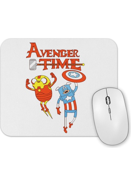 Adventure Time Captain America Iron Man Jake Finn Princess Bubblegum Marceline Mouse Pad