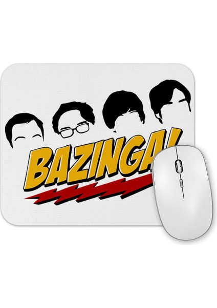 Big Bang Sheldon Cooper Theory Bazingaa Mouse Pad