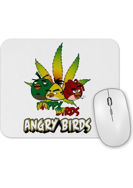 Angry Birds Happy Birds Mouse Pad