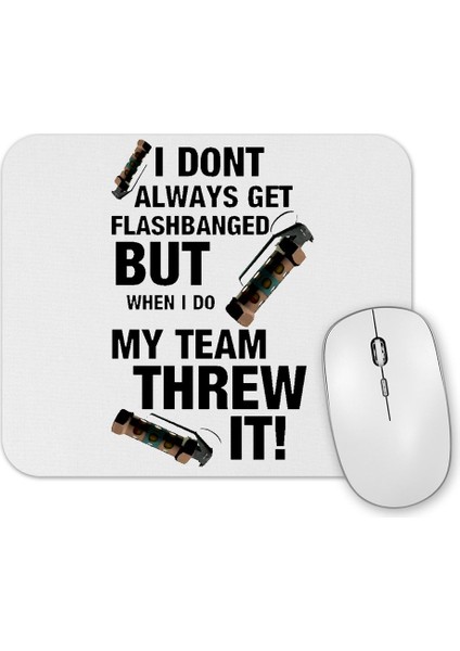 Counter Strike Flashbang Mouse Pad