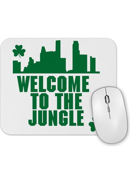 Boston Celtics Welcome To The Jungle Mouse Pad