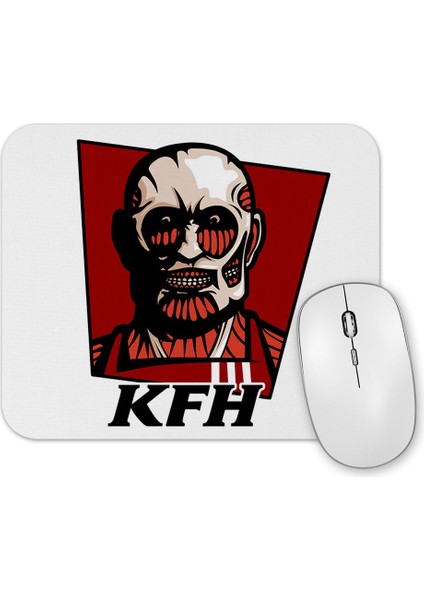 Kentucky Fried Human Attack Of Titan Mouse Pad