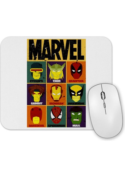 Marvel Spiderman Iron Man Mouse Pad