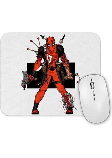 Deadpool Angry Mouse Pad