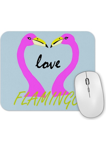 Flamingo 02 Mouse Pad