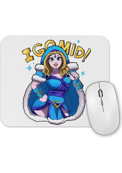 Dota 2 World Of Warcraft Crystal Maiden Mouse Pad