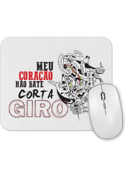 Meu Coraçao Nao Bate Corta Giros Mouse Pad