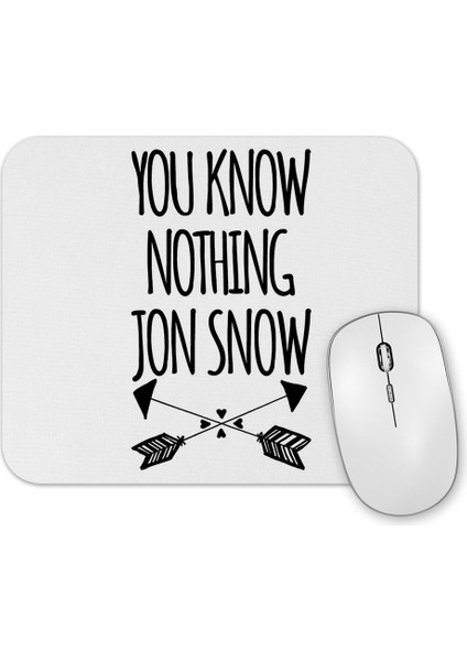 You Know Nothing Jon Snow Mouse Pad