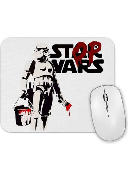 Star Wars Stop Wars Mouse Pad