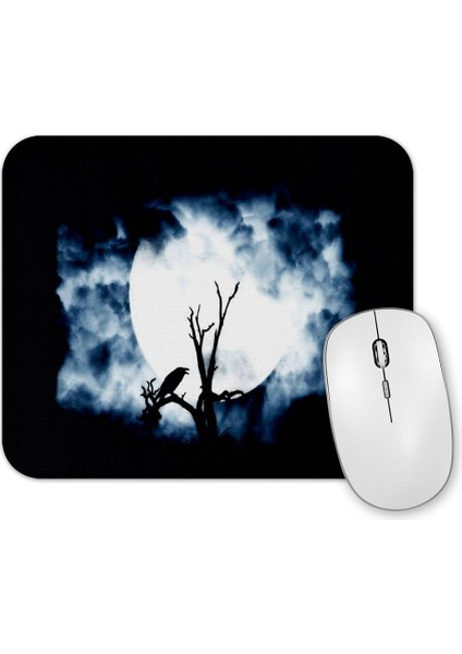 Night Crow Mouse Pad