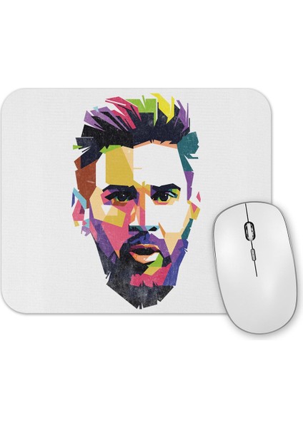 Rosto De Messi Mouse Pad