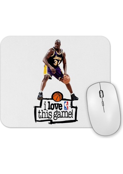 Shaq O'neal I Love This Game Mouse Pad