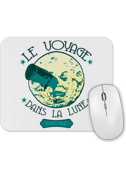 Viagem Lua Mouse Pad
