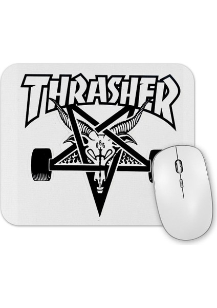 Thrasher Skate Skateboard Mouse Pad