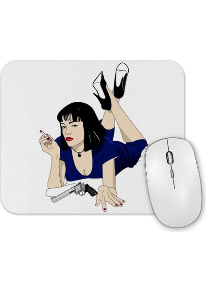 Baskı Dükkanı Pulp Fiction Black Mouse Pad