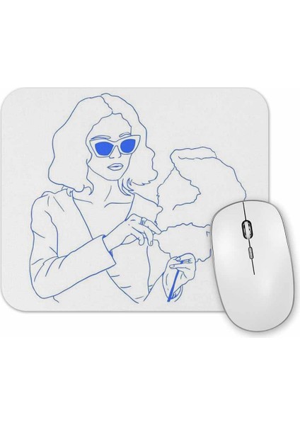 Blue Mouse Pad