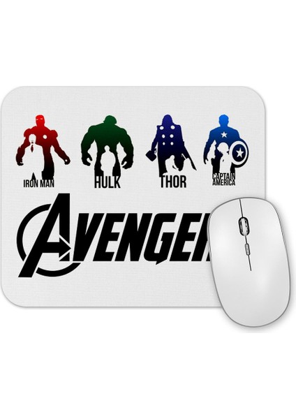 Avengers Iron Man Hulk Thor Captain Amerika Mouse Pad