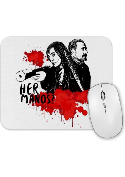 Hermanos Anton E Negan Mouse Pad