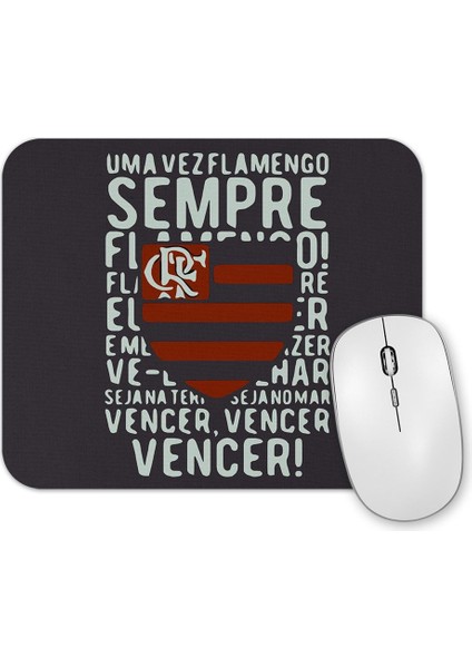 Sempre Flamengo Cinza Chumbo Mouse Pad