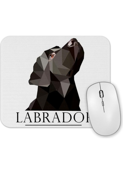 Baskı Dükkanı Labrador Black Pug Köpek Mouse Pad