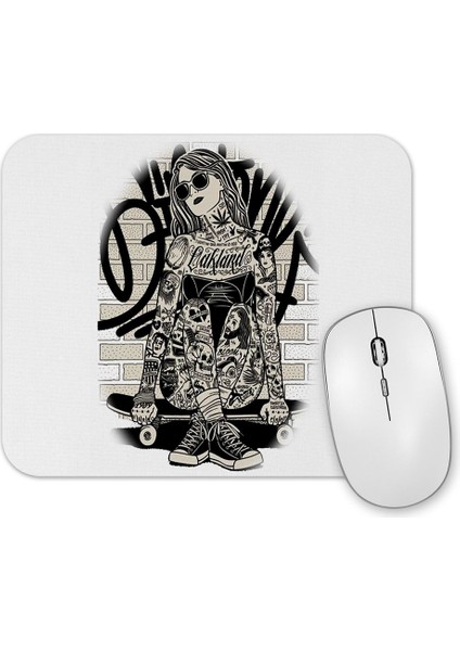 Garota Skate Mouse Pad