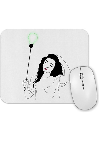 Green Light Lorde Mouse Pad