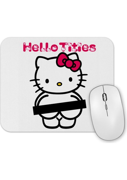 Hello Tities Hello Kitty Mouse Pad